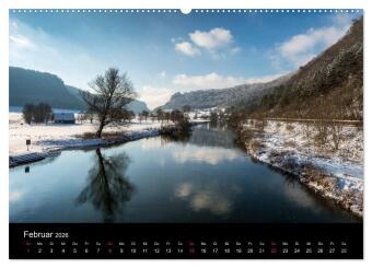 Das Donautal - Wanderparadies auf der Schwäbischen Alb (hochwertiger Premium Wandkalender 2026 DIN A2 quer), Kunstdruck in Hochglanz