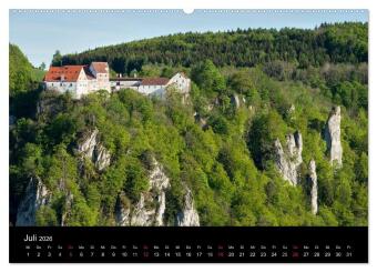Das Donautal - Wanderparadies auf der Schwäbischen Alb (hochwertiger Premium Wandkalender 2026 DIN A2 quer), Kunstdruck in Hochglanz