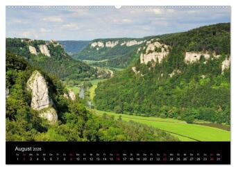 Das Donautal - Wanderparadies auf der Schwäbischen Alb (hochwertiger Premium Wandkalender 2026 DIN A2 quer), Kunstdruck in Hochglanz