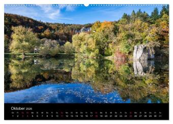 Das Donautal - Wanderparadies auf der Schwäbischen Alb (hochwertiger Premium Wandkalender 2026 DIN A2 quer), Kunstdruck in Hochglanz