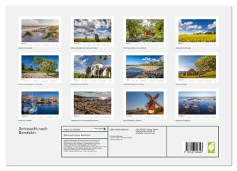 Sehnsucht nach Bornholm (Wandkalender 2026 DIN A3 quer), CALVENDO Monatskalender