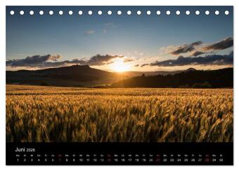 Vulkanlandschaft Hegau 2026 (Tischkalender 2026 DIN A5 quer), CALVENDO Monatskalender