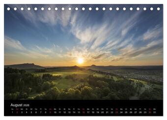 Vulkanlandschaft Hegau 2026 (Tischkalender 2026 DIN A5 quer), CALVENDO Monatskalender