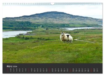 Schottland - grandiose Landschaften im Westen (Wandkalender 2026 DIN A3 quer), CALVENDO Monatskalender