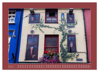IRLAND - Die schönsten Fassadenmalereien (Wandkalender 2026 DIN A4 quer), CALVENDO Monatskalender