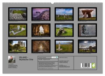 IRLAND - Mystische Orte (hochwertiger Premium Wandkalender 2026 DIN A2 quer), Kunstdruck in Hochglanz