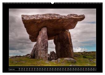 IRLAND - Mystische Orte (hochwertiger Premium Wandkalender 2026 DIN A2 quer), Kunstdruck in Hochglanz