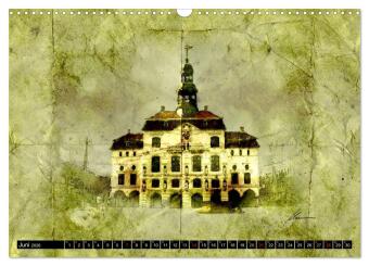 Lüneburger Skizzen (Wandkalender 2026 DIN A3 quer), CALVENDO Monatskalender