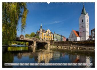 Fürstenfeldbruck und Umgebung (hochwertiger Premium Wandkalender 2026 DIN A2 quer), Kunstdruck in Hochglanz