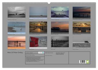 Mein St.Peter-Ording (Wandkalender 2026 DIN A2 quer), CALVENDO Monatskalender