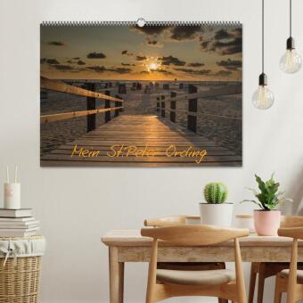 Mein St.Peter-Ording (Wandkalender 2026 DIN A2 quer), CALVENDO Monatskalender