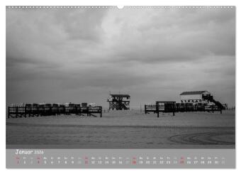 Mein St.Peter-Ording (Wandkalender 2026 DIN A2 quer), CALVENDO Monatskalender