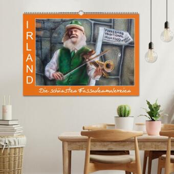 IRLAND - Die schönsten Fassadenmalereien (Wandkalender 2026 DIN A2 quer), CALVENDO Monatskalender