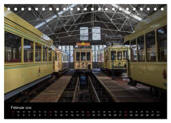 Kusttram Belgien (Tischkalender 2026 DIN A5 quer), CALVENDO Monatskalender