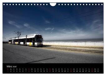 Kusttram Belgien (Wandkalender 2026 DIN A4 quer), CALVENDO Monatskalender