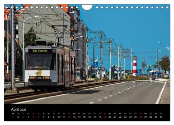 Kusttram Belgien (Wandkalender 2026 DIN A4 quer), CALVENDO Monatskalender
