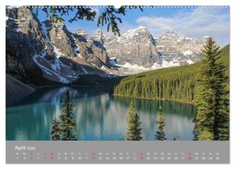 Rocky Mountains 2026 (hochwertiger Premium Wandkalender 2026 DIN A2 quer), Kunstdruck in Hochglanz