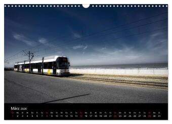 Kusttram Belgien (Wandkalender 2026 DIN A3 quer), CALVENDO Monatskalender