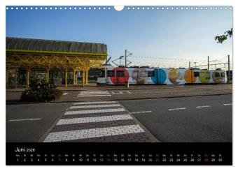 Kusttram Belgien (Wandkalender 2026 DIN A3 quer), CALVENDO Monatskalender