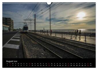 Kusttram Belgien (Wandkalender 2026 DIN A3 quer), CALVENDO Monatskalender