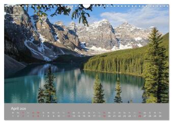 Rocky Mountains 2026 (Wandkalender 2026 DIN A3 quer), CALVENDO Monatskalender