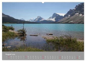 Rocky Mountains 2026 (Wandkalender 2026 DIN A2 quer), CALVENDO Monatskalender