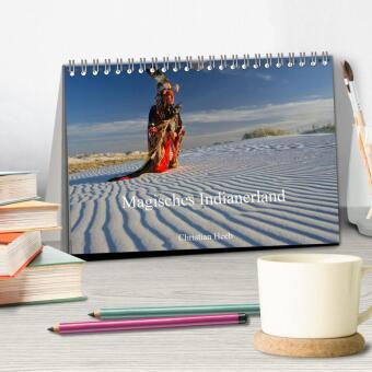Magisches Indianerland (Tischkalender 2026 DIN A5 quer), CALVENDO Monatskalender