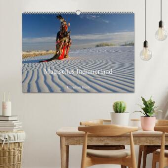Magisches Indianerland (Wandkalender 2026 DIN A2 quer), CALVENDO Monatskalender