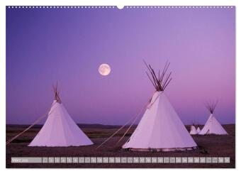 Magisches Indianerland (Wandkalender 2026 DIN A2 quer), CALVENDO Monatskalender