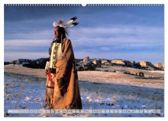 Magisches Indianerland (Wandkalender 2026 DIN A2 quer), CALVENDO Monatskalender
