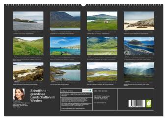 Schottland - grandiose Landschaften im Westen (hochwertiger Premium Wandkalender 2026 DIN A2 quer), Kunstdruck in Hochglanz