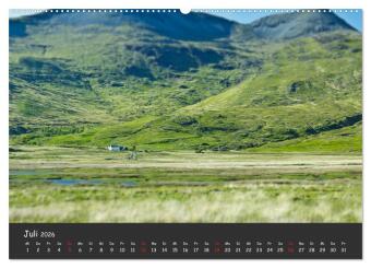 Schottland - grandiose Landschaften im Westen (hochwertiger Premium Wandkalender 2026 DIN A2 quer), Kunstdruck in Hochglanz