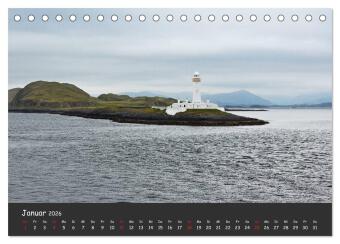 Schottland - grandiose Landschaften im Westen (Tischkalender 2026 DIN A5 quer), CALVENDO Monatskalender