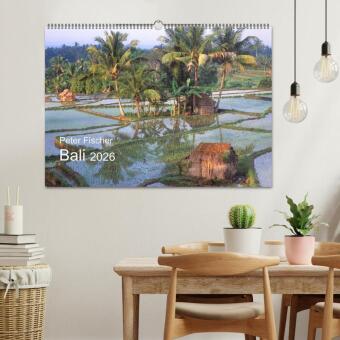 Peter Fischer - Bali 2026 (Wandkalender 2026 DIN A2 quer), CALVENDO Monatskalender