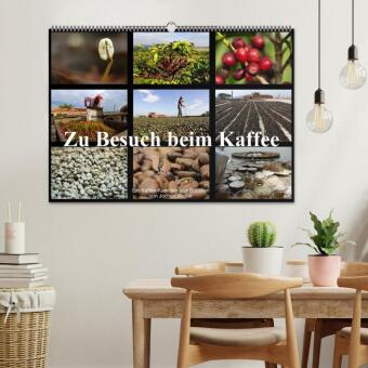 Zu Besuch beim Kaffee (Wandkalender 2026 DIN A2 quer), CALVENDO Monatskalender
