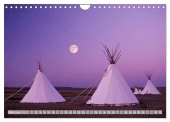 Magisches Indianerland (Wandkalender 2026 DIN A4 quer), CALVENDO Monatskalender