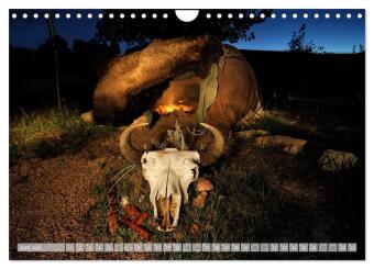 Magisches Indianerland (Wandkalender 2026 DIN A4 quer), CALVENDO Monatskalender