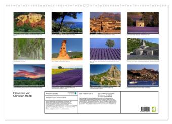 Provence von Christian Heeb (Wandkalender 2026 DIN A2 quer), CALVENDO Monatskalender