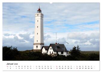 Dänemark - Unterwegs in Jütland (Wandkalender 2026 DIN A2 quer), CALVENDO Monatskalender