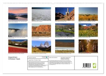 Argentinien Christian Heeb (hochwertiger Premium Wandkalender 2026 DIN A2 quer), Kunstdruck in Hochglanz