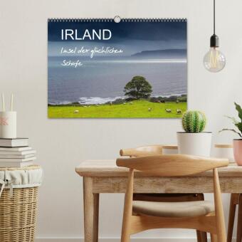 IRLAND - Insel der glücklichen Schafe (Wandkalender 2026 DIN A3 quer), CALVENDO Monatskalender