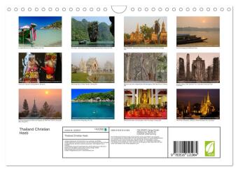 Thailand Christian Heeb (Wandkalender 2026 DIN A4 quer), CALVENDO Monatskalender