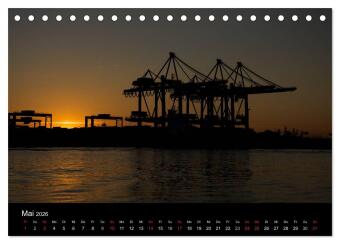 Mein Hamburg (Tischkalender 2026 DIN A5 quer), CALVENDO Monatskalender