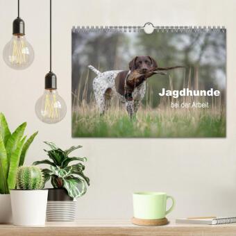 Jagdhunde bei der Arbeit (Wandkalender 2026 DIN A4 quer), CALVENDO Monatskalender