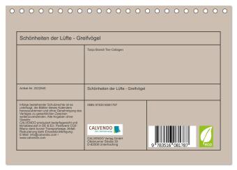 Schönheiten der Lüfte - Greifvögel (Tischkalender 2026 DIN A5 quer), CALVENDO Monatskalender