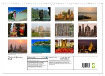 Thailand Christian Heeb (Wandkalender 2026 DIN A3 quer), CALVENDO Monatskalender
