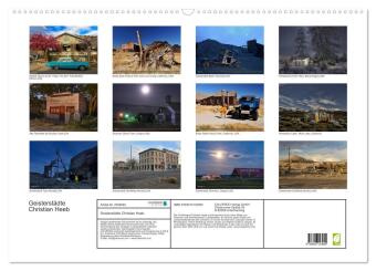 Geisterstädte Christian Heeb (Wandkalender 2026 DIN A2 quer), CALVENDO Monatskalender