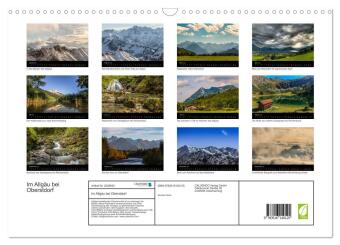 Im Allgäu bei Oberstdorf (Wandkalender 2026 DIN A3 quer), CALVENDO Monatskalender