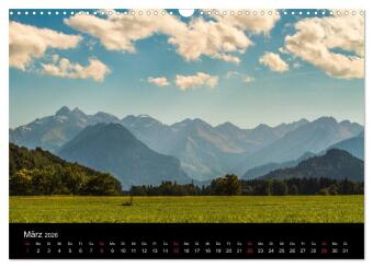 Im Allgäu bei Oberstdorf (Wandkalender 2026 DIN A3 quer), CALVENDO Monatskalender