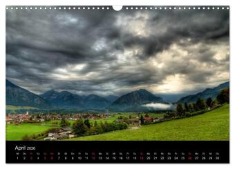 Im Allgäu bei Oberstdorf (Wandkalender 2026 DIN A3 quer), CALVENDO Monatskalender